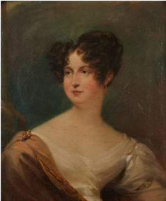 École Anglaise du XIXe siècle, Portrait de dame