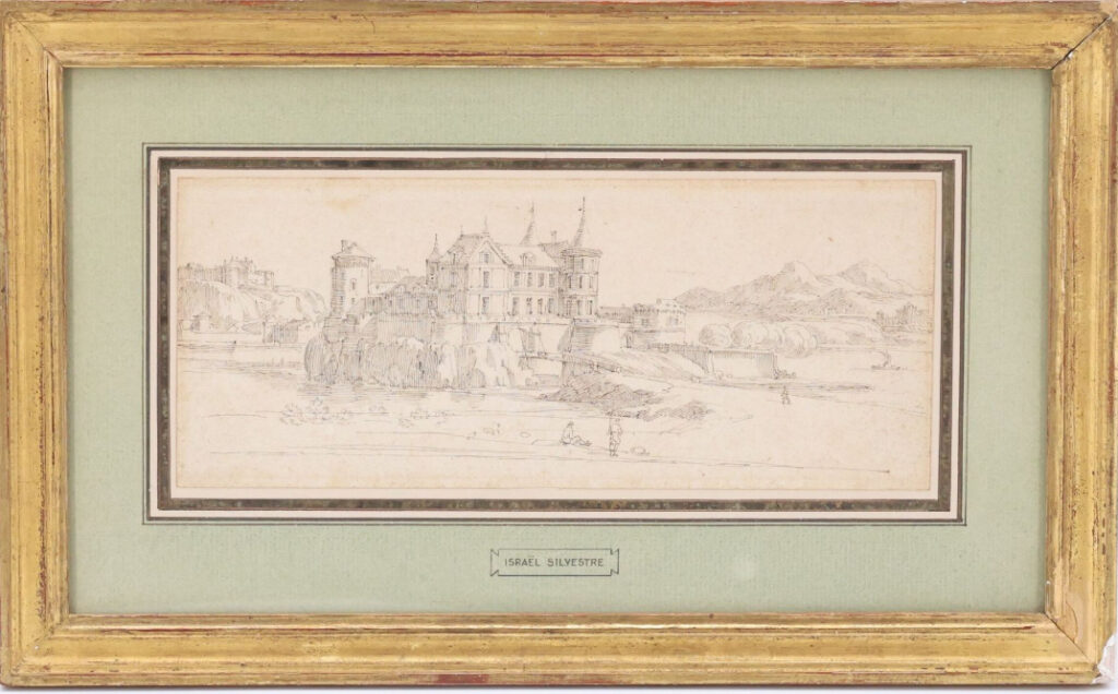 Pérelle chateau dessin forteresse art artiste france